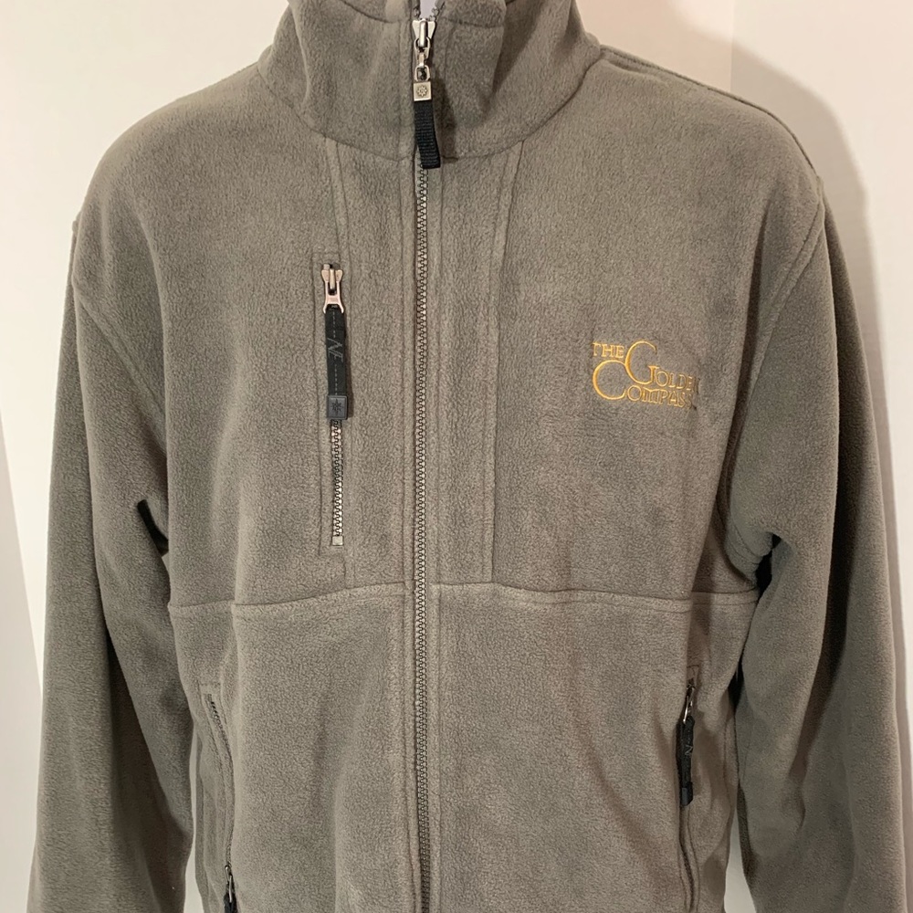 Rare North End “ Golden Compass” Gray Sweater Sz S
